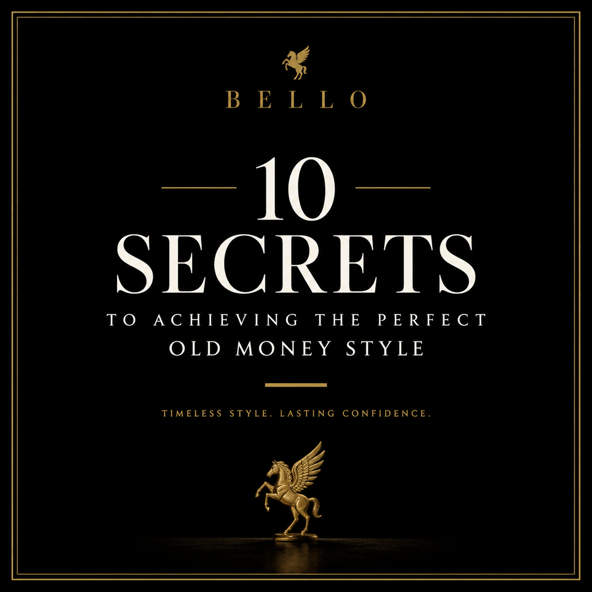 Bello Old Money Style Guide