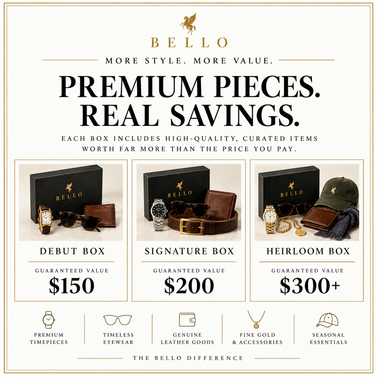 Bello Old Money Mystery Box